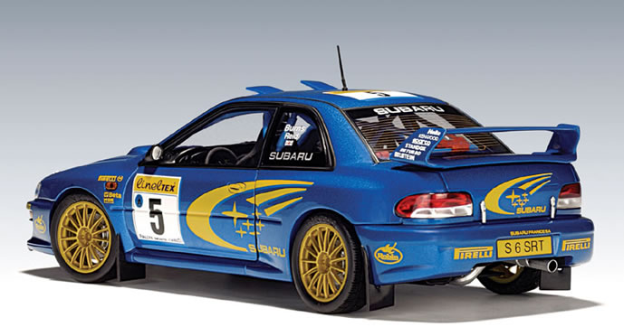 Subaru Impreza S5 WRC 99 Rallye Automobile Monte Carlo 1999 Burns