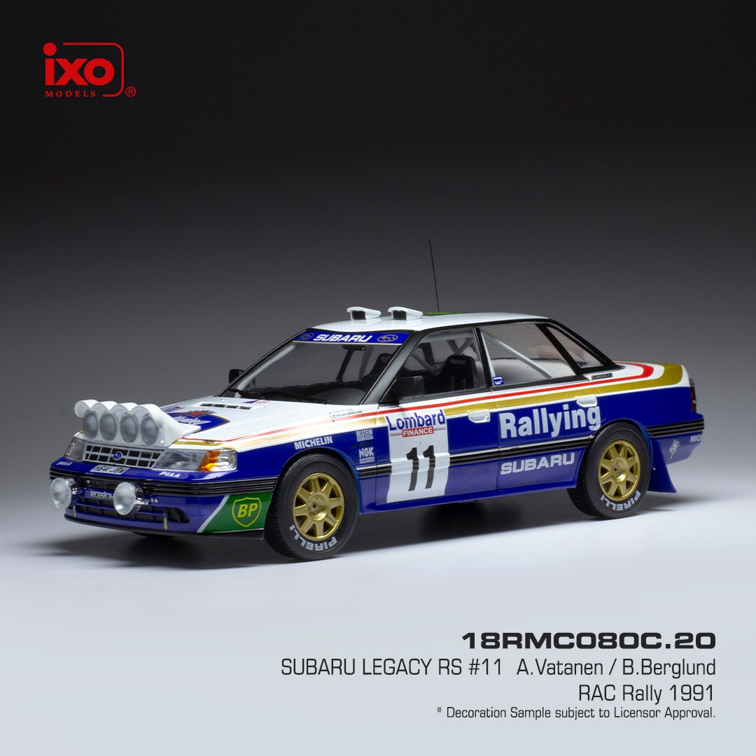 Subaru Legacy RS Lombard RAC Rally 1991 Vatanen Berglund IXO