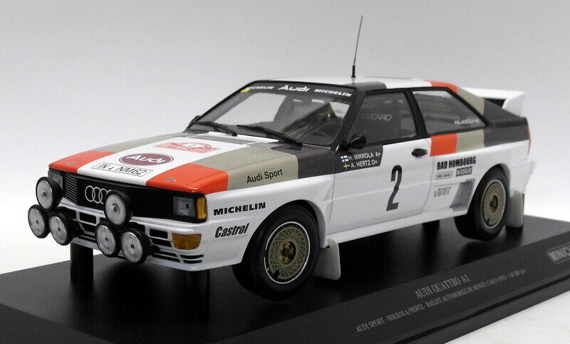 Audi Quattro A1 Rallye Automobile Monte Carlo 1983 Mikkola Hertz