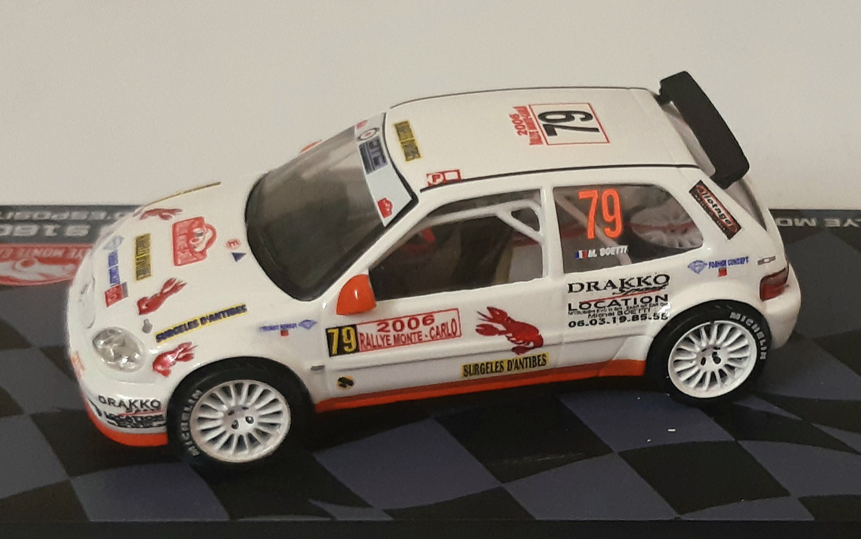 Citroën Saxo Kit Car Rallye Automobile Monte Carlo 2006 Boetti