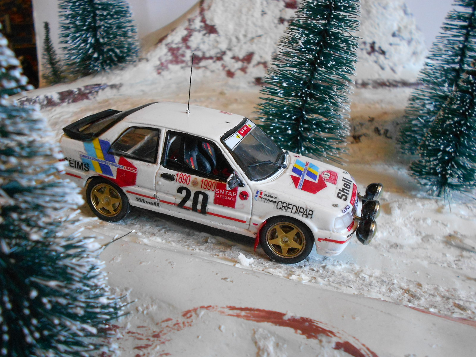 Peugeot 309 GTI Rallye Automobile Monte Carlo 1990 Delecour