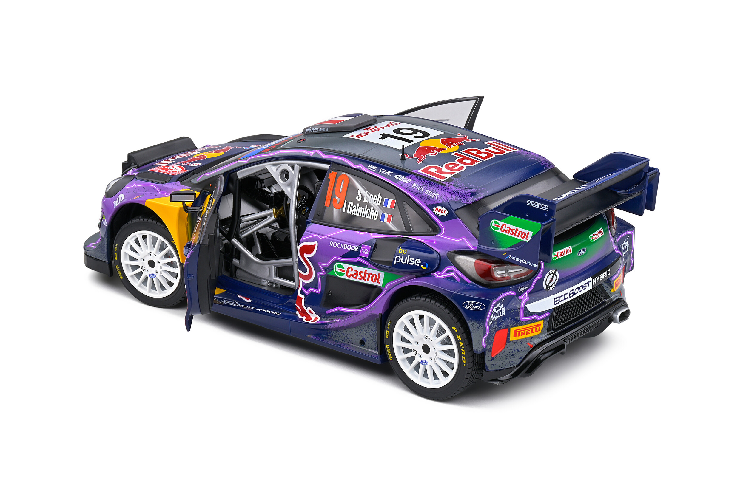 Ford Puma Rally Hybrid Rallye Automobile Monte Carlo Loeb