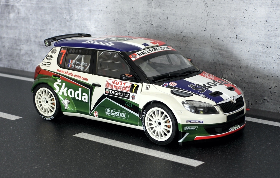 Koda Fabia S Rallye Automobile Monte Carlo Vouilloz