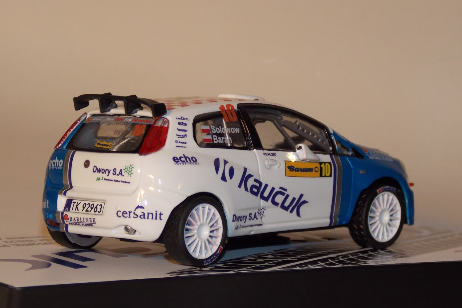 Fiat Abarth Grande Punto S2000 Barum Rally Zlín 2007 Sołowow Baran