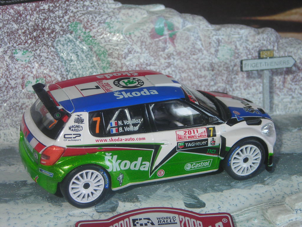 Koda Fabia S Rallye Automobile Monte Carlo Vouilloz