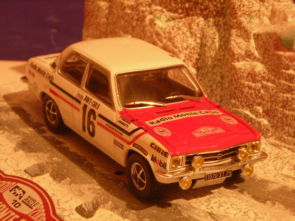 Opel Ascona Rallye Automobile Monte Carlo 1972 Ragnotti Thimonier