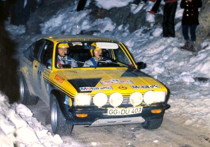 Opel Kadett GT E Rallye Automobile Monte Carlo 1976 Röhrl Berger