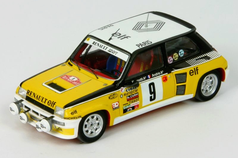 Renault 5 Turbo Rallye Automobile Monte Carlo 1981 Ragnotti