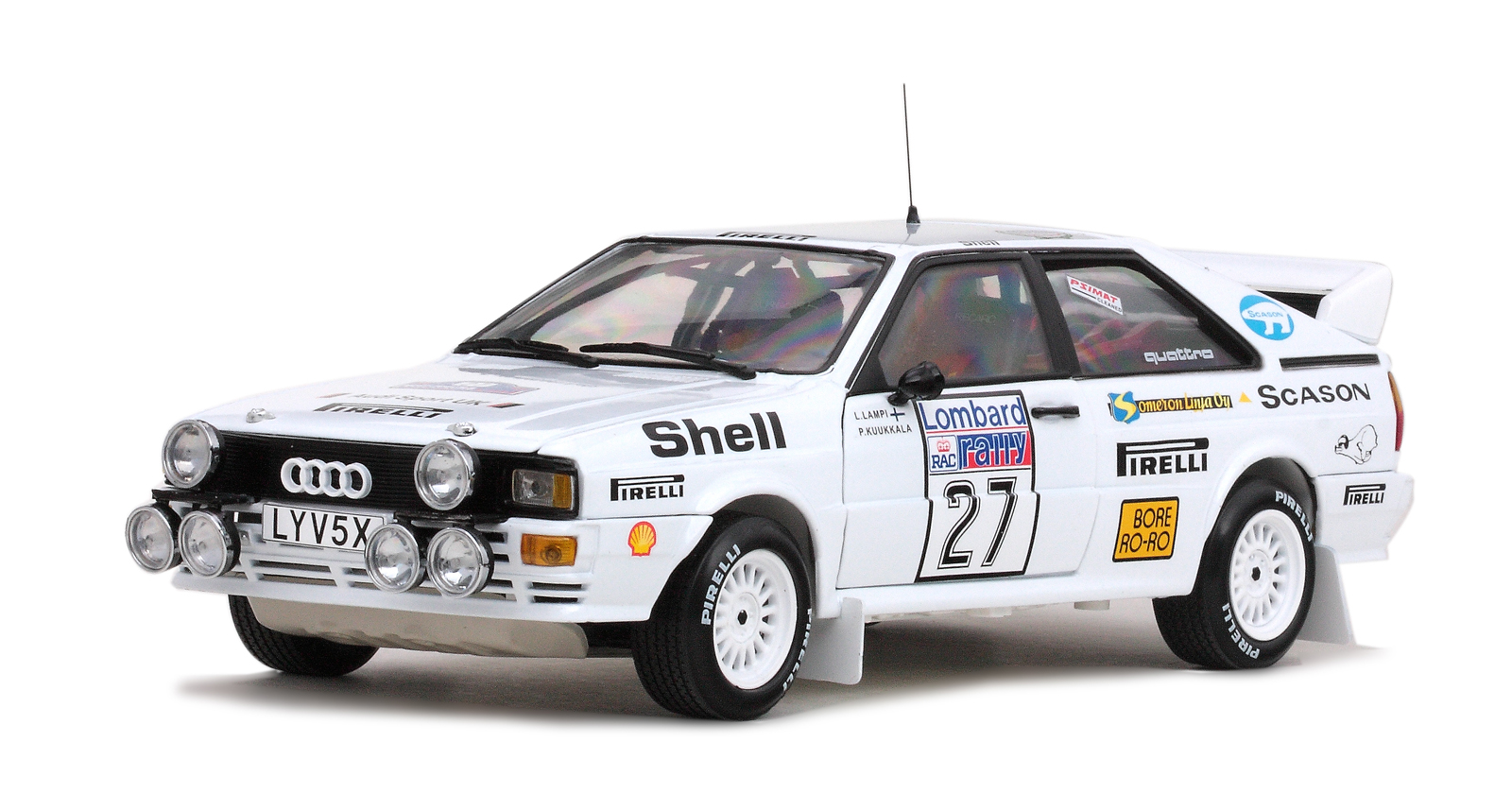 Audi Quattro A1 - Lombard RAC Rally 1982 - Lampi - Kuukkala - Sun Star 4197