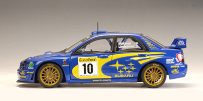 Subaru Impreza S7 WRC '01 - Rallye Automobile Monte-Carlo 2002 - Mäkinen -  Lindström - AUTOart 80292 1:18