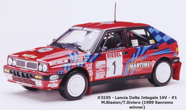 Lancia Delta Integrale 16V - Rallye Sanremo - Rallye d'Italia 1989 -  Biasion - Siviero - Sun Star 3105
