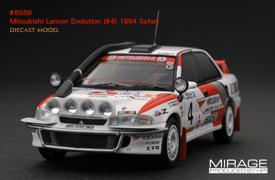 【hpi】Mitsubishi Lancer Evolution #4 1994ミニカー