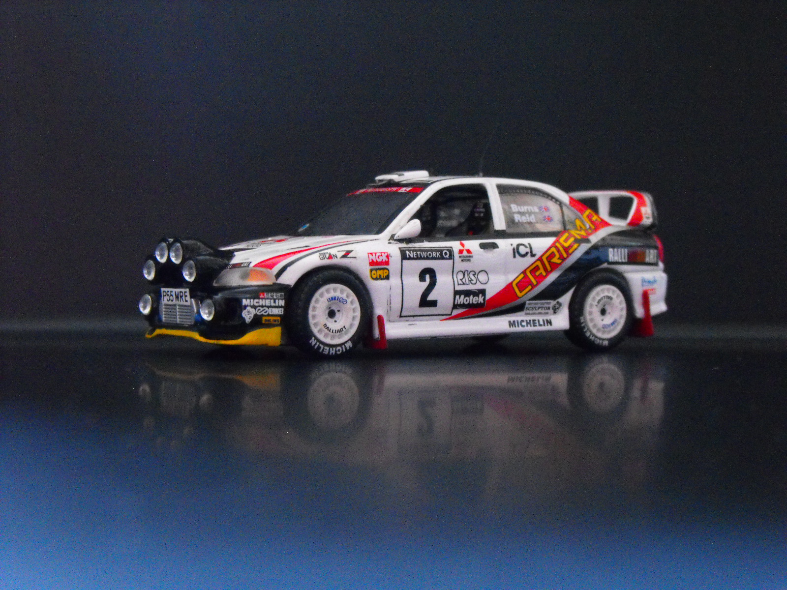 Mitsubishi Carisma GT Evo IV - Network Q RAC Rally 1997 - Burns 