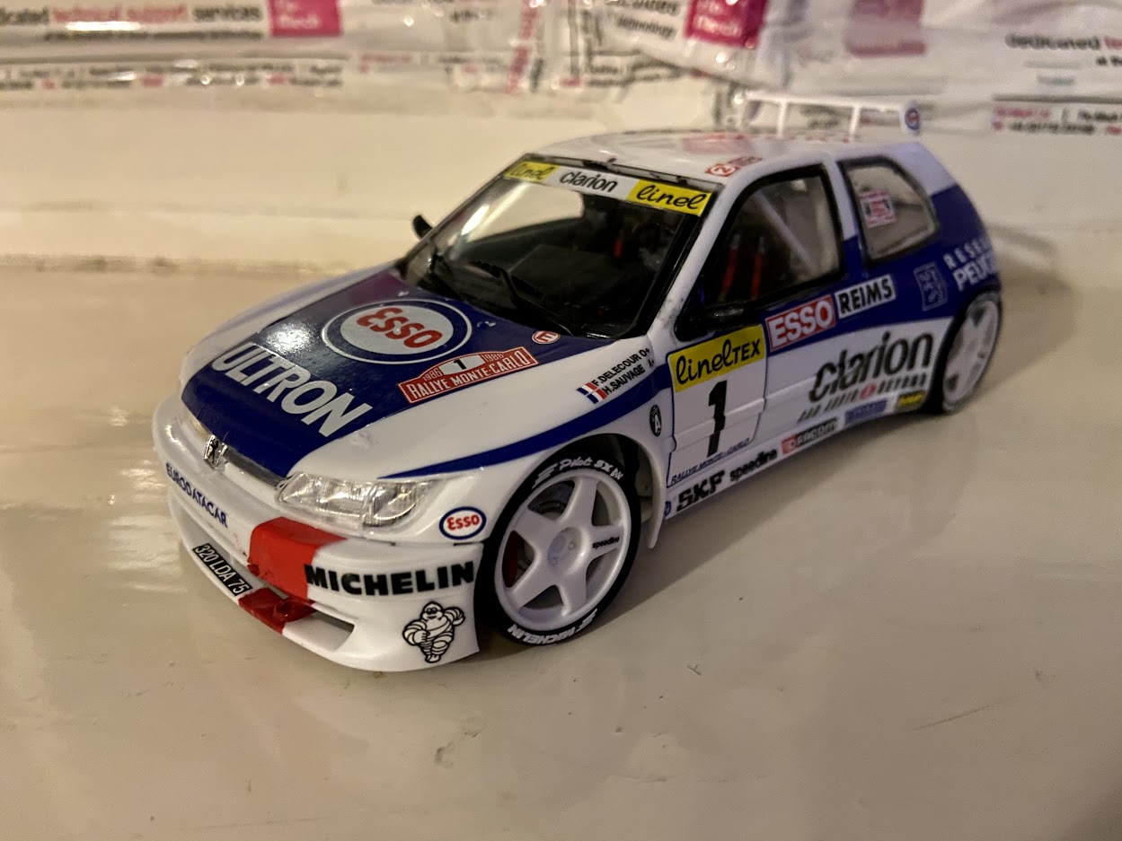 Peugeot 306 Maxi Rallye Automobile Monte Carlo 1996 Delecour Sauvage