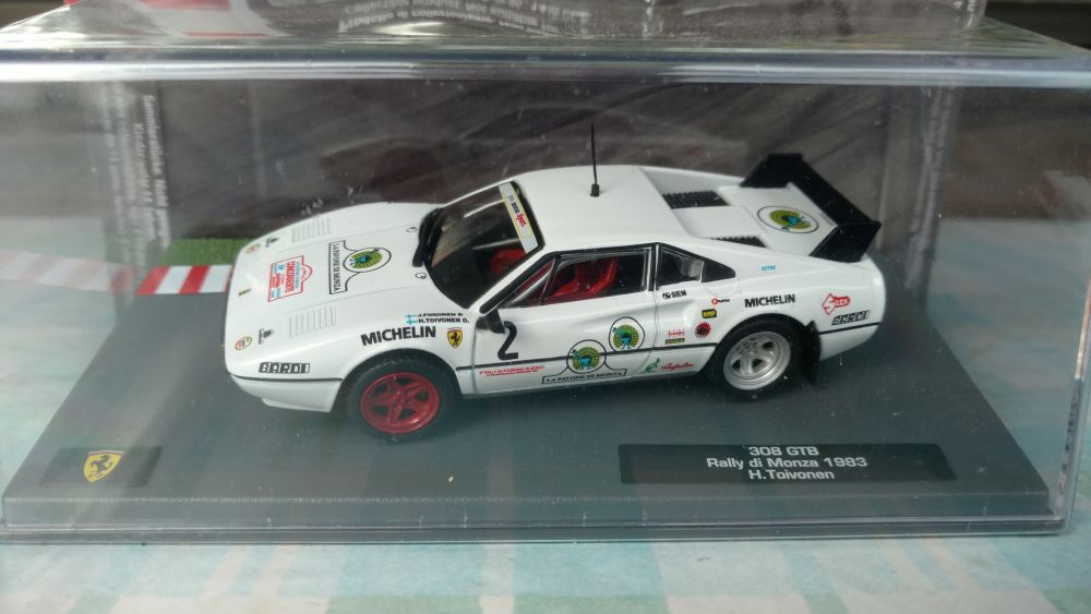  OPO 10 - Miniature car 1/43 Ferrari 308 GTB - Rally di Monza  1983 TOIVONEN - FT010 : Toys & Games