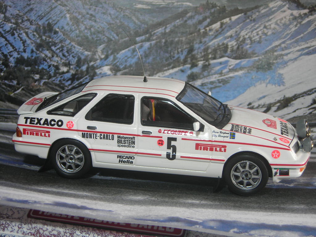 Ford Sierra Xr X Rallye Automobile Monte Carlo Blomqvist Berglund Trofeu Rrfr