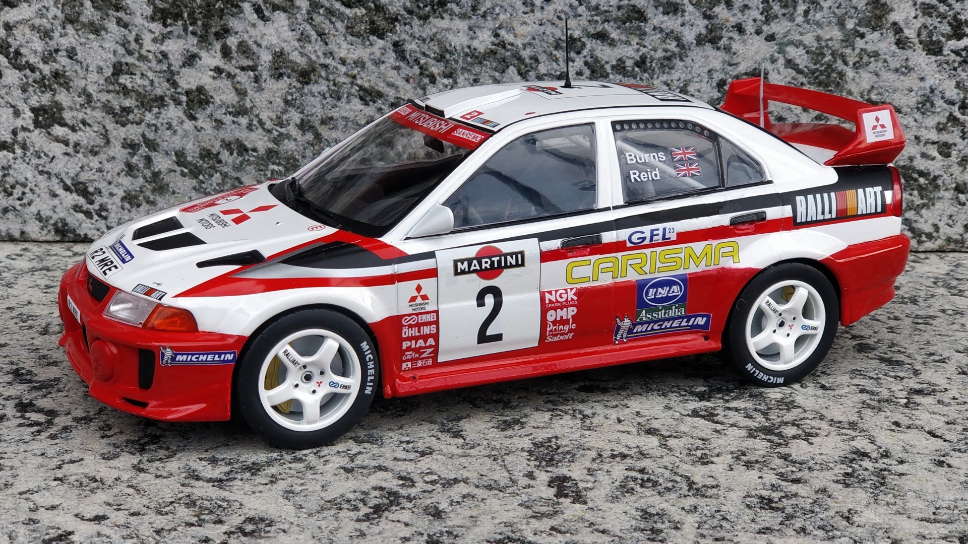 Mitsubishi Carisma GT Evo V - Rallye Sanremo - Rallye d'Italia 1998 ...