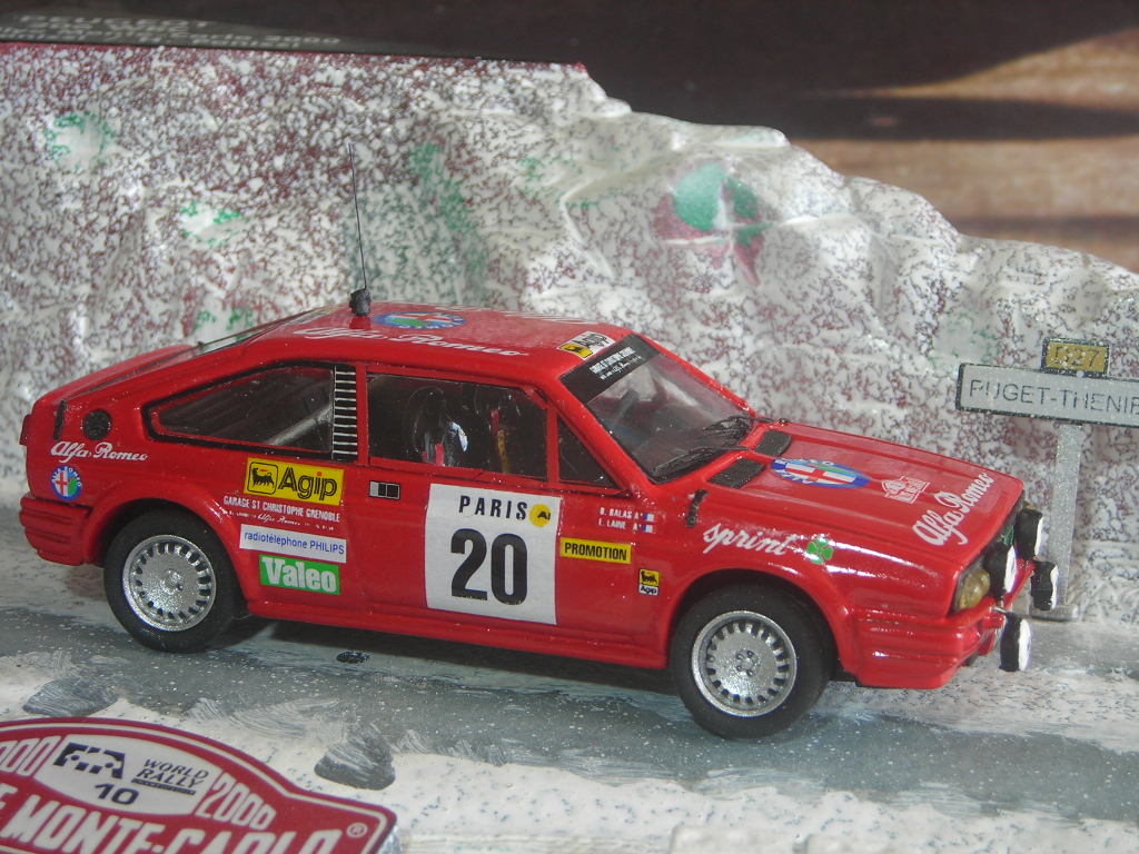 Alfa Romeo Alfasud Ti Rallye Automobile De Monte Carlo Balas