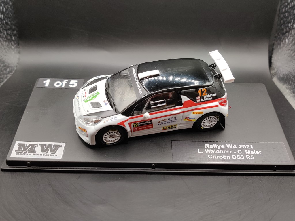 Citroën DS3 R5 Rallye W4 2021 Waldherr Maier