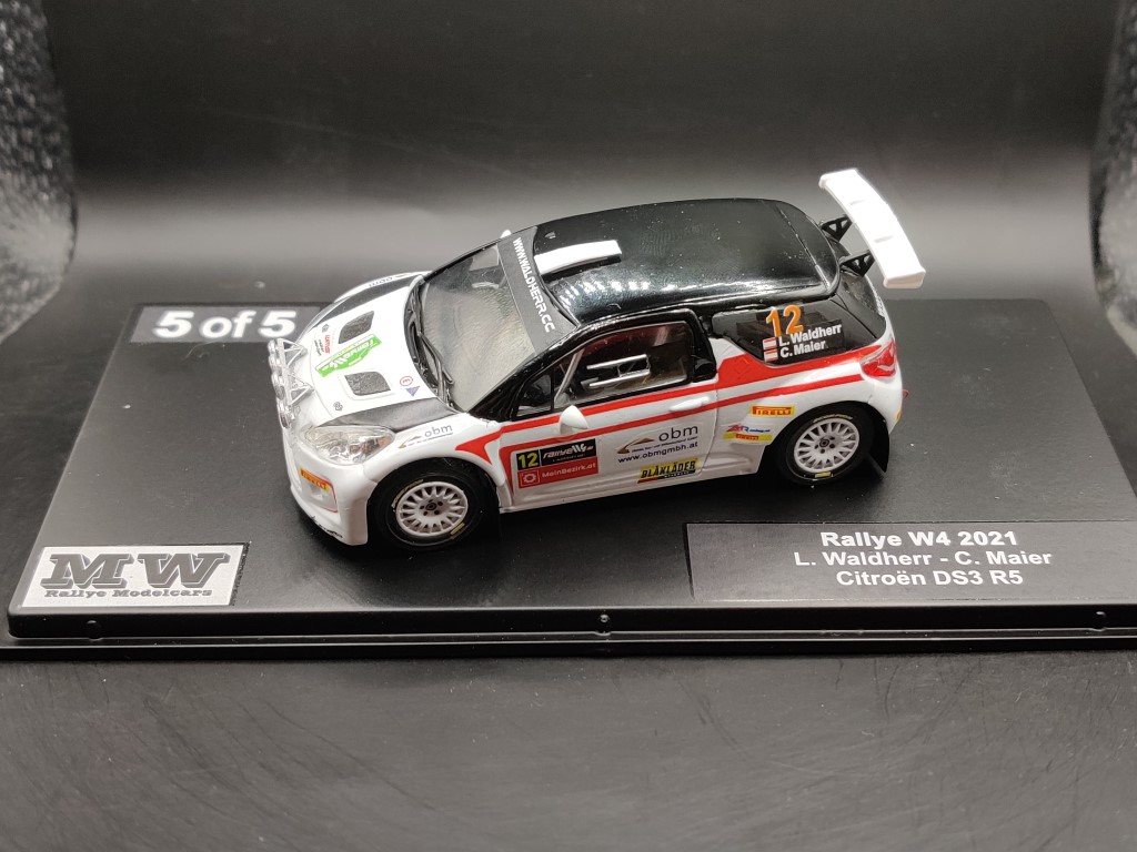 Citroën DS3 R5 Rallye W4 2021 Waldherr Maier