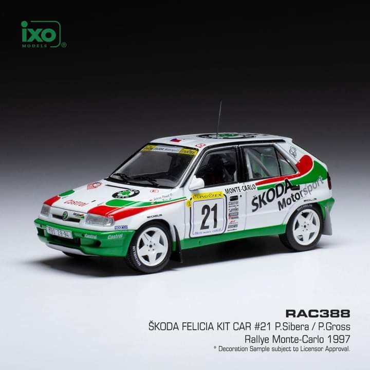 Škoda Felicia Kit Car - Rallye Automobile Monte-Carlo 1997 - Sibera