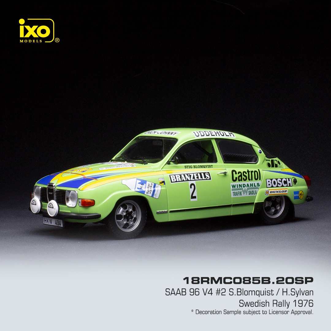 Saab 96 V4 - International Swedish Rally 1976 - Blomqvist - Sylvan