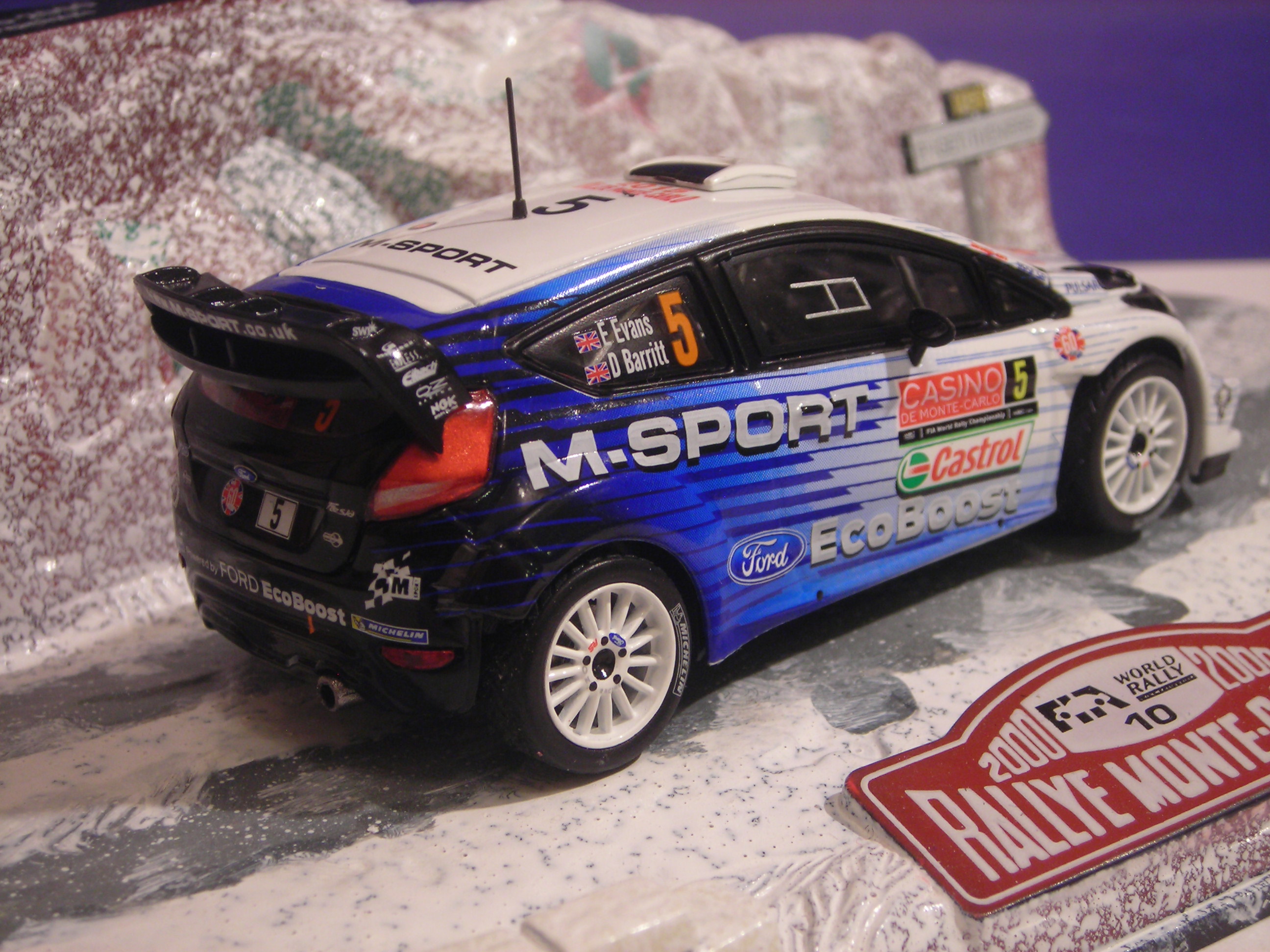 Ford Fiesta Rs Wrc Rallye Automobile Monte Carlo Evans