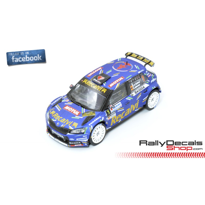 Škoda Fabia Rally2 evo Rallye Sierra Morena 2021 Suárez Iglesias Pin