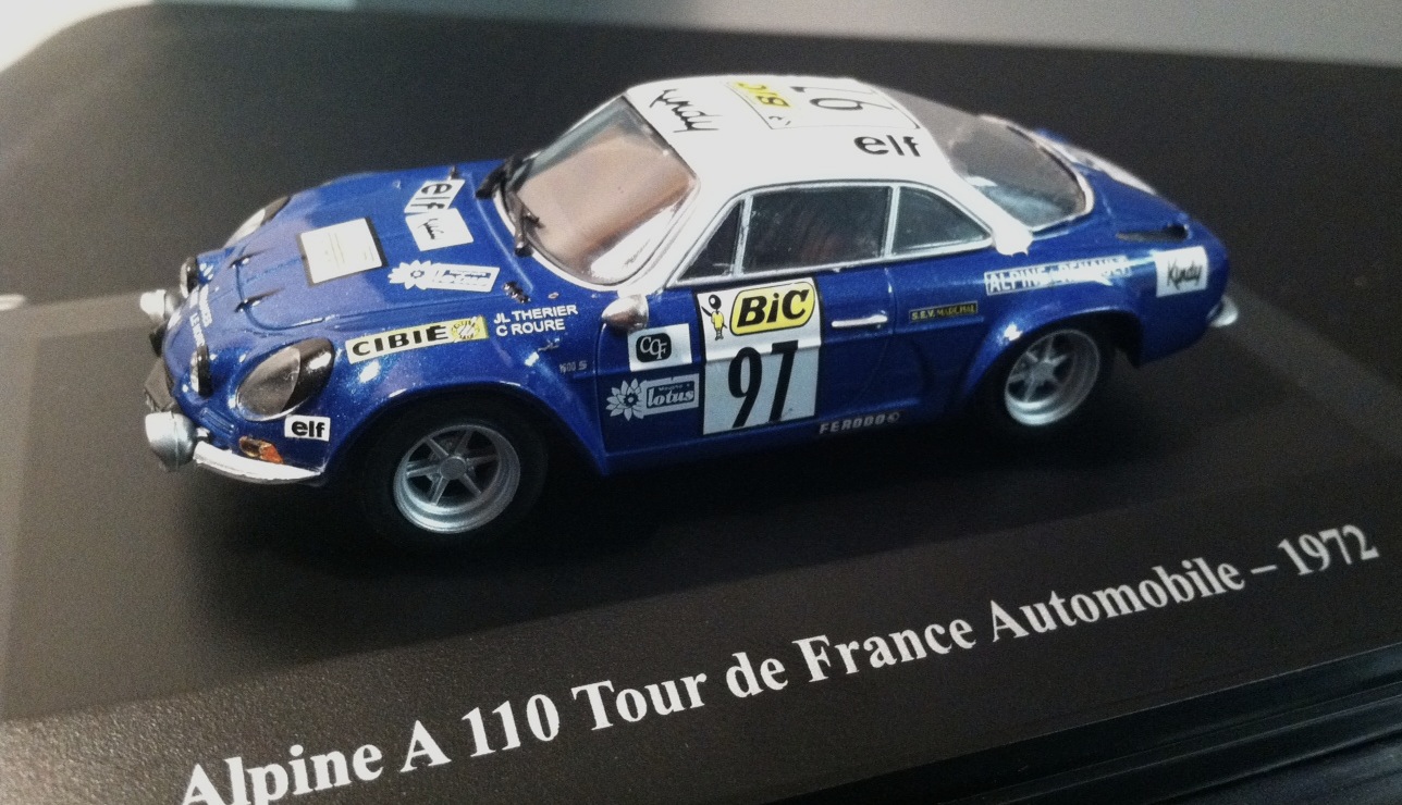 Alpine-Renault A110 - Tour de France Automobile 1972 - Thérier