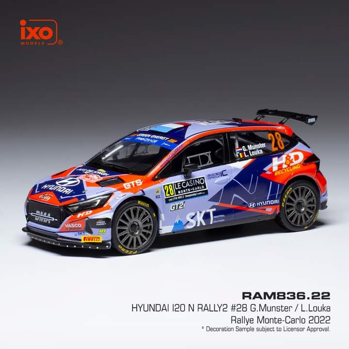 Hyundai i20 N Rally2 - Rallye Automobile Monte-Carlo 2022 