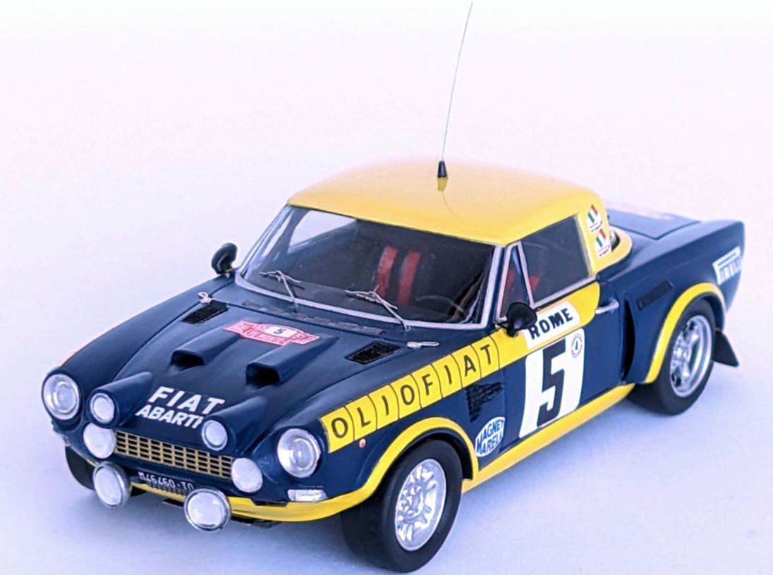 Fiat 124 Abarth Rallye - Rallye Automobile Monte-Carlo 1976 - Cambiaghi ...