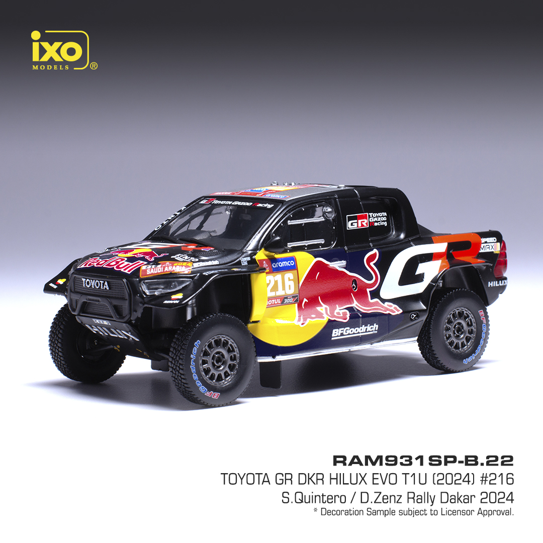 Toyota GR DKR Hilux EVO - Dakar - Ultimate 2024 - Quintero - Zenz - IXO ...