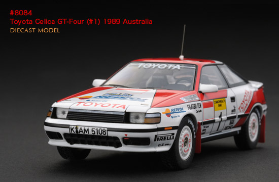 Toyota Celica GT-Four #1 1989 Rally Australia J.Kankkunen / J