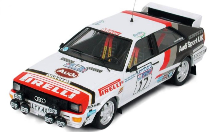 Audi Quattro A1 - Lombard RAC Rally 1982 - Wilson - Greasley - Trofeu 1615