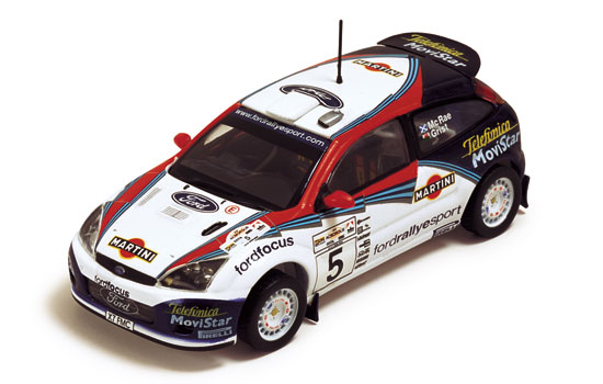 Ford Focus WRC '01 - Acropolis Rally 2002 - McRae - Grist - IXO RAM086