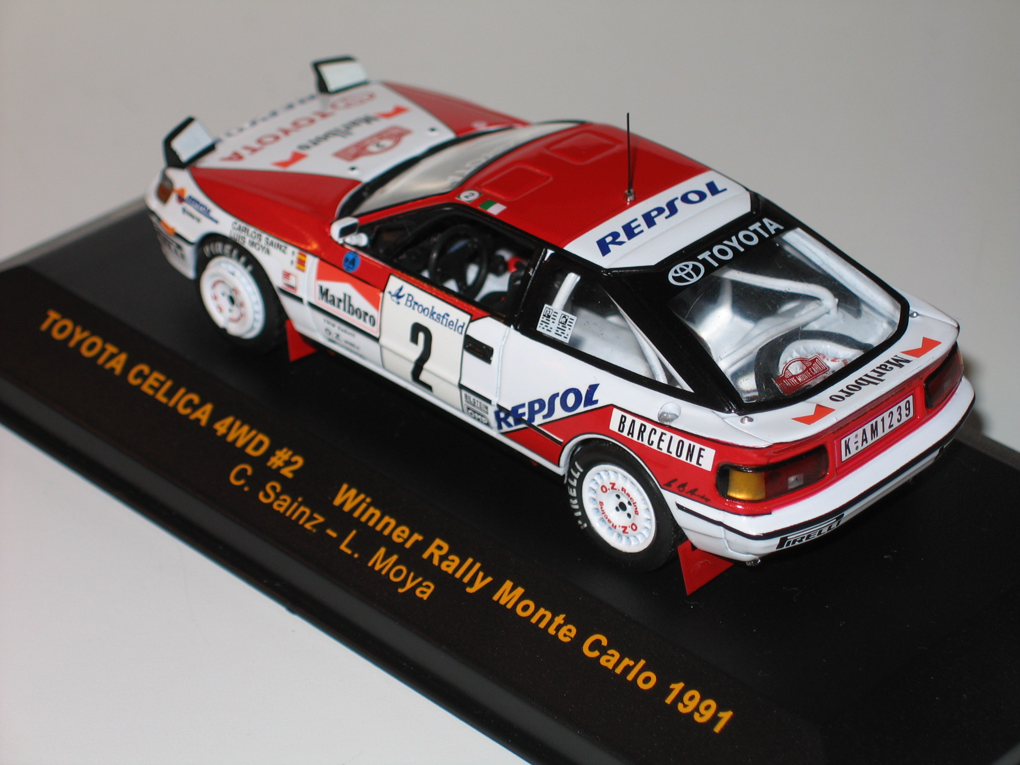 Toyota Celica GT-4 - Rallye Automobile Monte-Carlo 1991 - Sainz 
