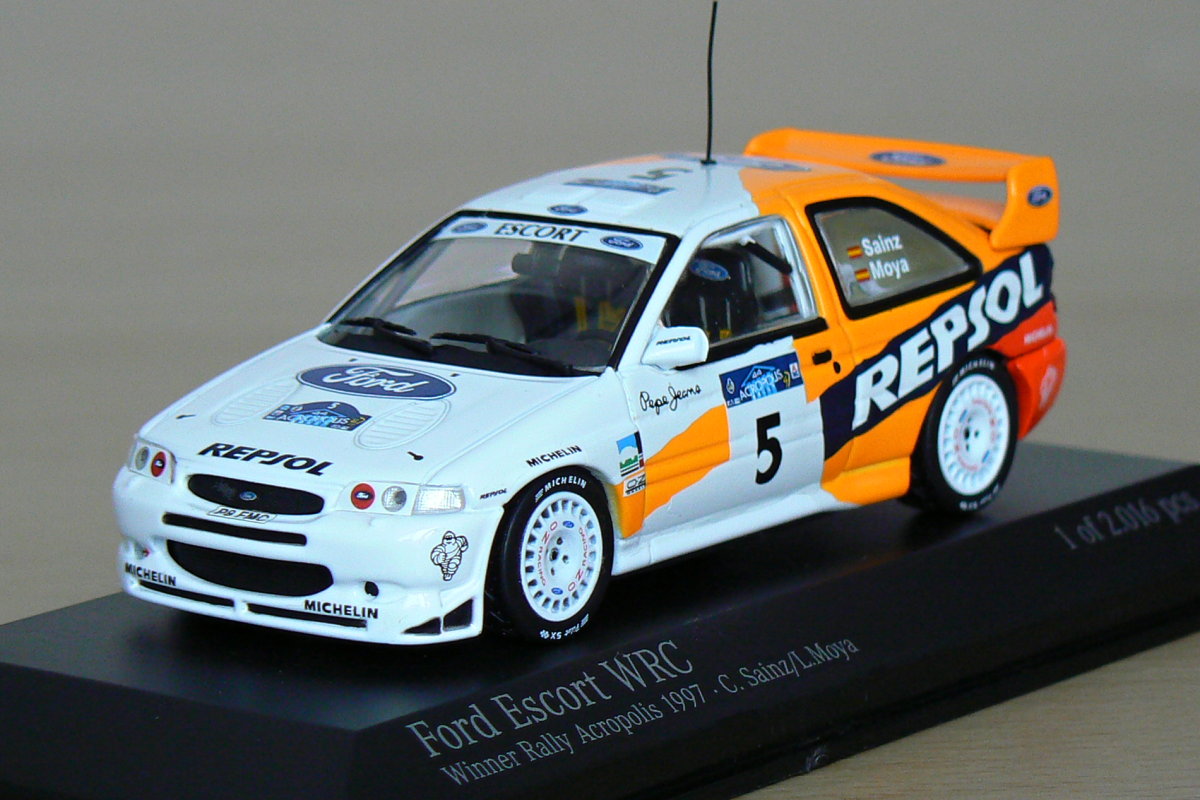 Ford Escort WRC - Acropolis Rally 1997 - Sainz - Moya - Minichamps 