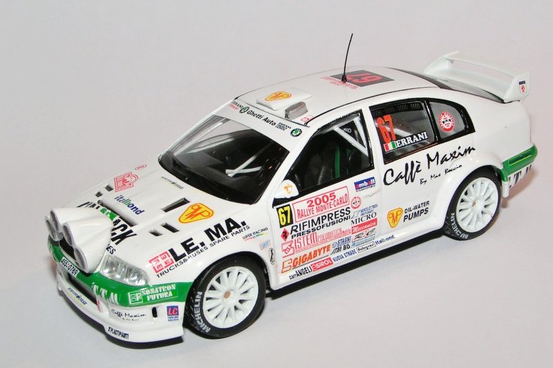 Škoda Octavia WRC - Rallye Automobile Monte-Carlo 2005 - Errani - Casadio