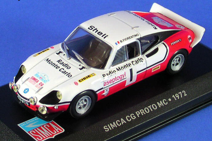 Simca - CG Proto Neige et Glace 1972 - Modèle Presse - 1/43