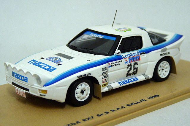 Mazda RX-7 - Lombard RAC Rally 1985 - Millen - Rainbow - Bizarre BZ400