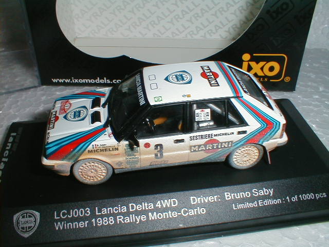 Lancia Delta HF 4WD - Rallye Automobile Monte-Carlo 1988 - Saby 