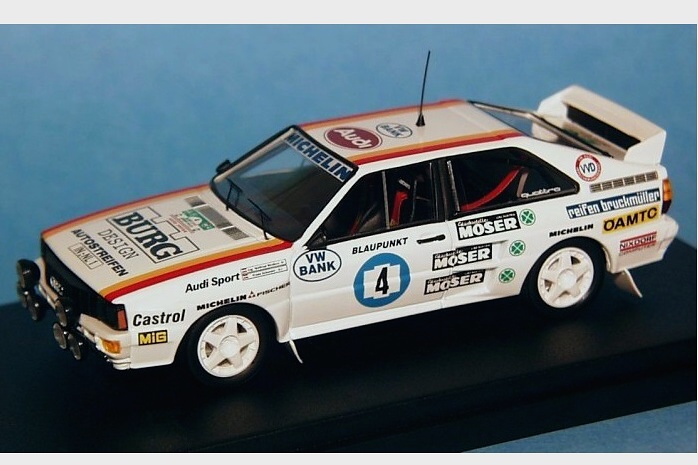 Audi Quattro A2 - Int. Castrol Jänner Rallye 1985 - Wiedner - Zehetner ...