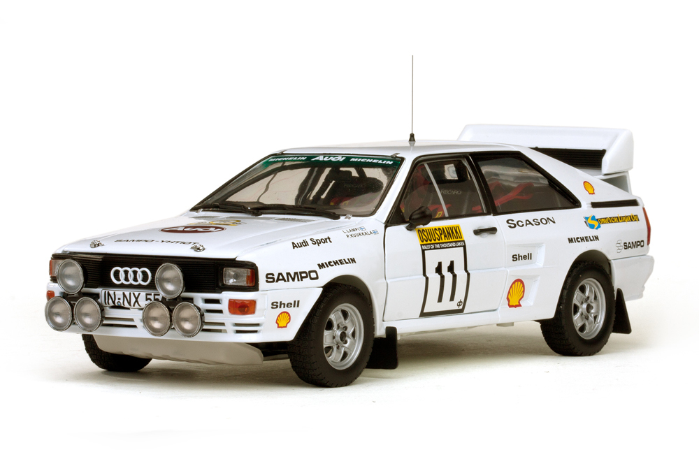 Audi Quattro A2 - Rally of the 1000 Lakes 1983 - Lampi - Kuukkala - Sun ...