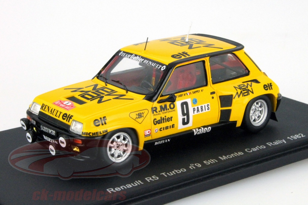 RENAULT 5 TURBO - RALLYE DU VAR 1982 - A.PROST #5 - Solido