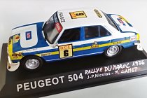Peugeot 504 Ti - Rallye du Maroc 1975 - Mikkola - Todt - IXO RAC163