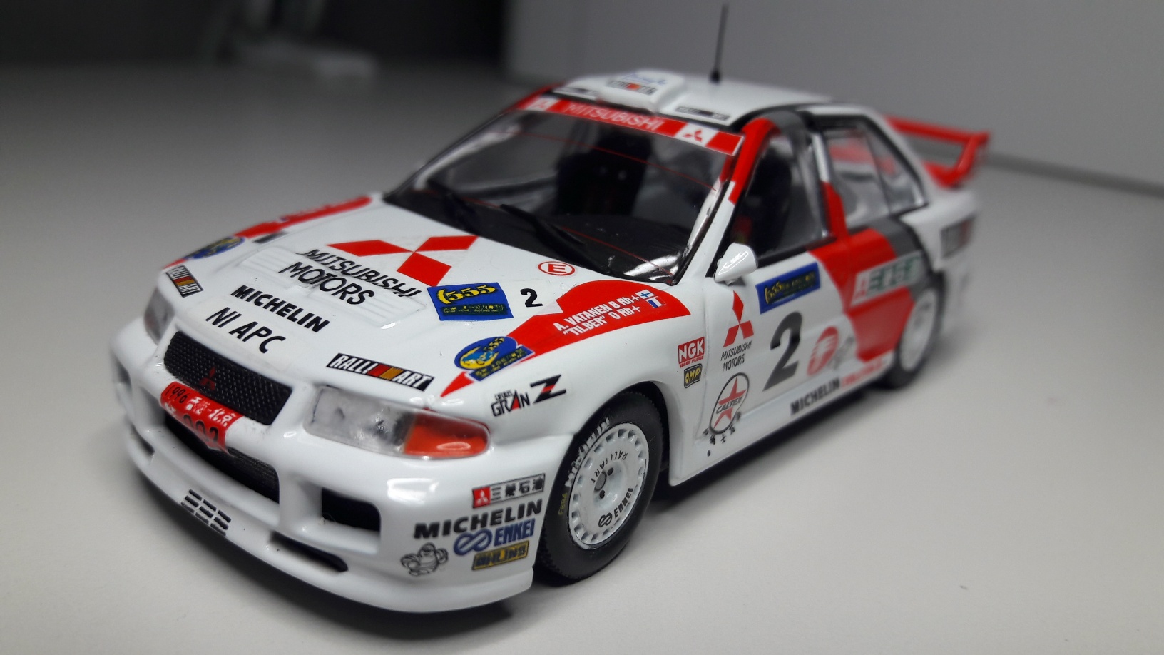 Mitsubishi Lancer Evo III - 555 Hong-Kong Beijing Rally 1996 - Vatanen -  Gilbert -