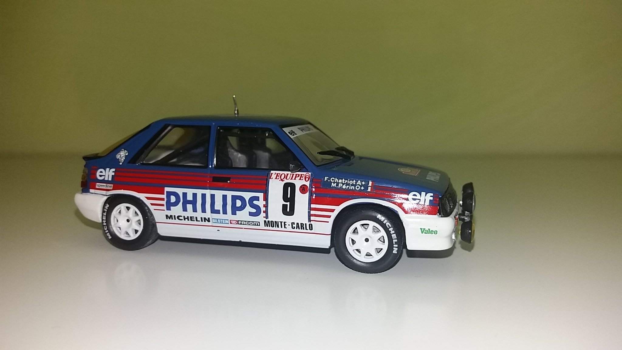 1/43 Renault 11 Turbo No.3 Rally Monte Carlo 1987 J. Ragnotti - G